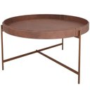 Ver imagem 1 de Mesa de Centro Decorativo Sala de Estar 70 Cm Industrial Sintético Whisky P06 Aura