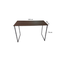 Ver imagem 3 de Mesa Escrivaninha Home Office Realme 150cm Castaine/preto