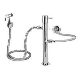 Ducha Higiênica Vertical De Piso Completa Com Derivação - 4