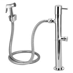 Ducha Higiênica Vertical De Piso Completa Com Derivação - 1