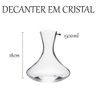Decanter de Cristal Bohemia 1500ml Vinho Enólogo Decantar - 2