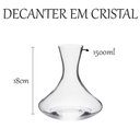 Ver imagem 2 de Decanter de Cristal Bohemia 1500ml Vinho Enólogo Decantar