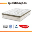 Ver imagem 5 de Colchão Casal Molas Ensacadas Euro Pillow Charlot 138x188x33cm Herval - Suporta até 120 kg