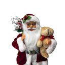 Ver imagem 3 de Papai Noel com Saco de Presente e Urso 40 Cm Vm 25608