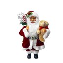 Ver imagem 1 de Papai Noel com Saco de Presente e Urso 40 Cm Vm 25608