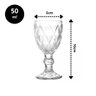 Conjunto 6 Taças de Licor Vidro Diamond 50ml - Lyor - 3