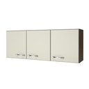Ver imagem 3 de Armário Aéreo Modulado Fidelitá Suiça 120cm 3 Portas Noce/off-white