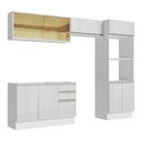 Ver imagem 2 de Cozinha Completa 270008 Com Armário E Balcão Branco Brilho