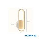 Ver imagem 2 de Luminária de Parede Arandela Led Interna Sala Quarto Lavabo Cozinha Corredor Closet 12w 3000k Bivolt