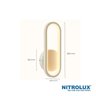 Luminária de Parede Arandela Led Interna Sala Quarto Lavabo Cozinha Corredor Closet 12w 3000k Bivolt - 2