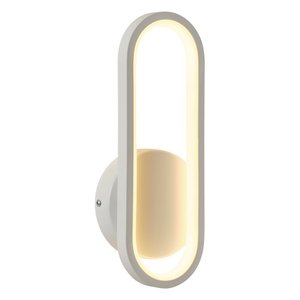 Luminária de Parede Arandela Led Interna Sala Quarto Lavabo Cozinha Corredor Closet 12w 3000k Bivolt