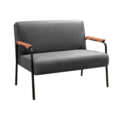 Namoradeira Jade Cor:Veludo Cinza 220