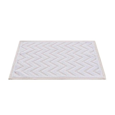 Tapete de Banheiro Natur 08 Branco 0,40x0,60m - Edantex