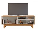 Ver imagem 3 de Rack para Tv até 70 Polegadas Sereno Candian 1 Porta Cinamomo/off White - Jcm Móveis