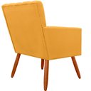 Ver imagem 3 de Kit 2 Poltrona Decorativa Miami Mostarda para Sala de Estar Recepção