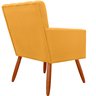 Kit 2 Poltrona Decorativa Miami Mostarda para Sala de Estar Recepção - 3