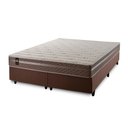 Ver imagem 5 de Conjunto Cama Box Super King c/ Molas Ensacadas Georgia Marrom 193x203x60