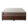 Conjunto Cama Box Super King c/ Molas Ensacadas Georgia Marrom 193x203x60 - 6