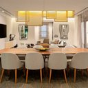 Ver imagem 4 de Lustre Almenara Dourado 220v