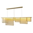 Ver imagem 1 de Lustre Almenara Dourado 220v