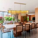 Ver imagem 5 de Lustre Almenara Dourado 220v