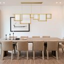 Ver imagem 6 de Lustre Almenara Dourado 220v