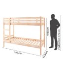 Ver imagem 2 de Beliche Solteiro Madeira Maciça Manacá CabeCasa MadeiraOriginals