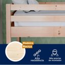 Ver imagem 4 de Beliche Solteiro Madeira Maciça Manacá CabeCasa MadeiraOriginals