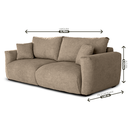 Ver imagem 2 de Sofá Heaven 6 Lugares, 2,70m com Assento Supermacio e Design Moderno | de Casa Decor