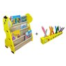 Kit Infantil, Rack Para Livros + Porta Lápis De Colorir - 1