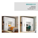 Ver imagem 5 de Guarda Roupa Casal 6 Portas 2 Gavetas Porto Branco Carraro