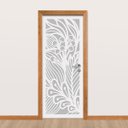 Ver imagem 2 de Adesivo de Porta - Relevo Floral 5 Dekalque 93x213