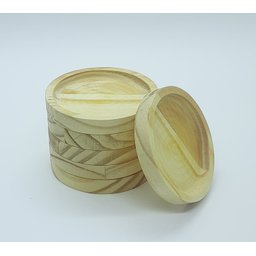 Kit Jogo Conjunto 6 Pires P/ Xícaras de Café e Chá - Pinus - 2