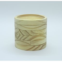 Kit Jogo Conjunto 6 Pires P/ Xícaras de Café e Chá - Pinus - 1