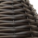 Ver imagem 3 de Pendente Junco Poptem Meia Esfera 45cm Tabaco