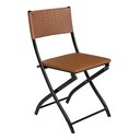 Ver imagem 3 de Cadeira Dobravel Bar, Lanchonete Caramelo - Kit 6 Pc