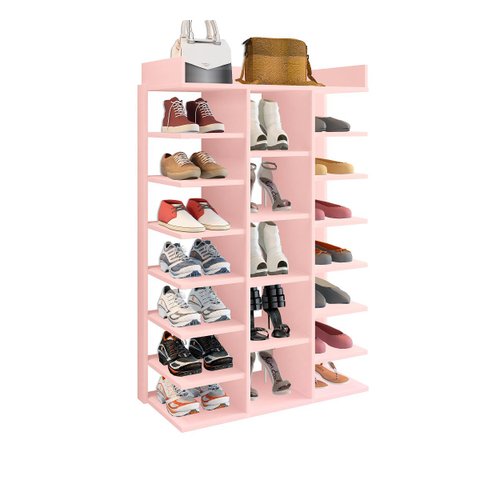 Sapateira Vertical 20 Pares 100% Mdf Ferrary Branco