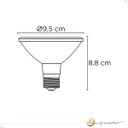 Ver imagem 4 de Lâmpada Par30 Led 3000k Luz Quente 700lm 9.8w Bivolt