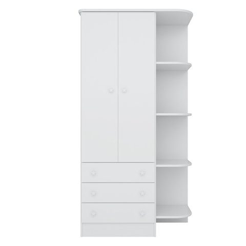Guarda Roupa Infantil Pirulito 2 Portas Branco