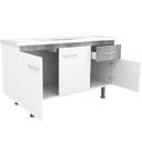 Ver imagem 2 de Gabinete para Pia 3 Portas 1 Gaveta Parma Bonatto