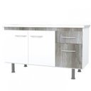 Ver imagem 3 de Gabinete para Pia 3 Portas 1 Gaveta Parma Bonatto