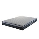 Ver imagem 1 de Colchão Casal SINIFLEX Espuma D33 Pillow Top Millenium 138x188x19cm Cinza/Branco Hellen - Suporta até