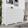 Cômoda Califórnia 8 Gavetas  Branco - Benetil - 1