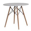 Ver imagem 1 de Mesa de Jantar Redonda Charles Eames Eiffel 70cm Branco