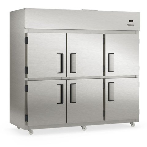 Refrigerador 6 Portas 2181L GRCR6P Inox Gelopar 220V