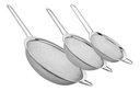 Ver imagem 1 de Kit Peneiras em aço inox 10, 12, 14 cm - Origina Line - Peneira Coador Inox Peneirinha - PANAMI