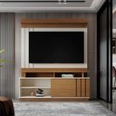 Ver imagem 1 de Painel Home Goiás 1.5 para Sala Compacta Off White Amendoa