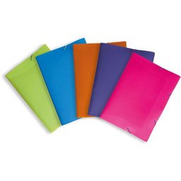 Pasta Aba Elástica Plástica A4 Full Color Roxa Pct.c/10 - 3