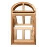 Janela de Madeira Vitro Capelinha Basculante em Arco Padrão Cedro Batentes de 14 Cm-0.40(l)x1.20(a) - 2
