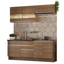 Ver imagem 3 de Armário de Cozinha Compacta 200cm Rustic Glamy Madesa 07